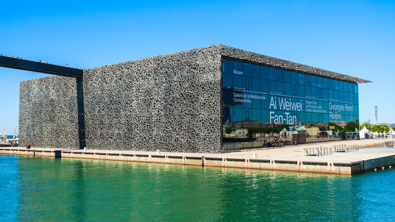 Vue panoramique du Mucem à Marseille