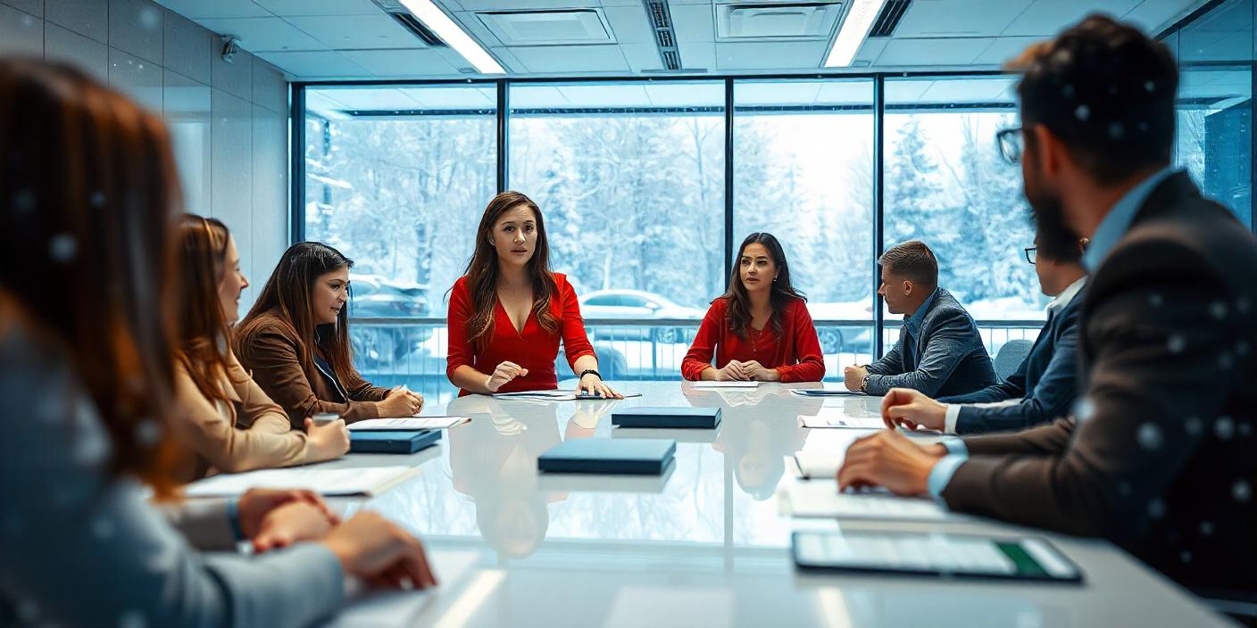 Un employeur et ses salariés