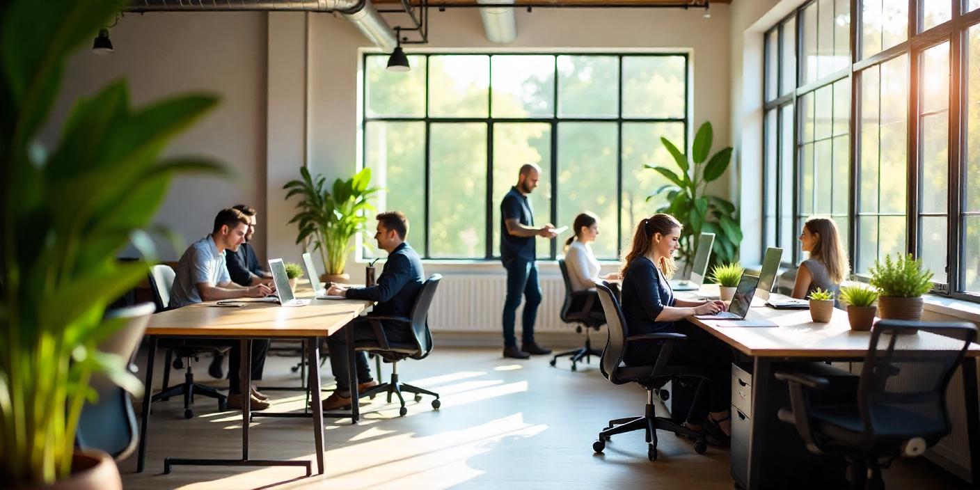 Un espace de coworking