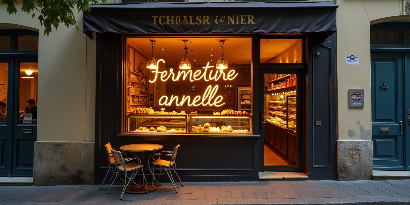 La fermeture d'une entreprise pour congé annuel