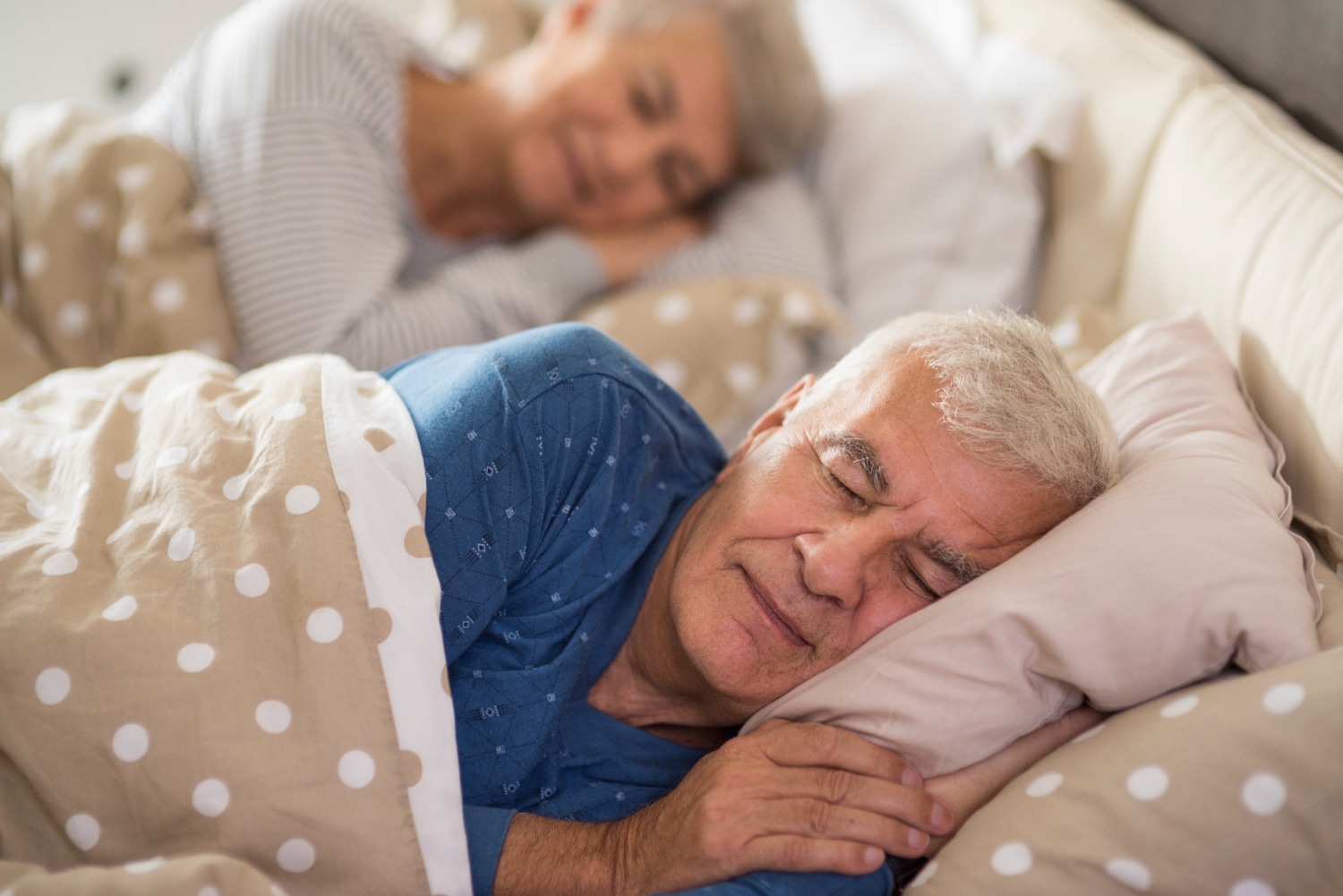 seniors qui dort