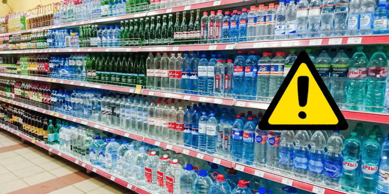 eau en magasin