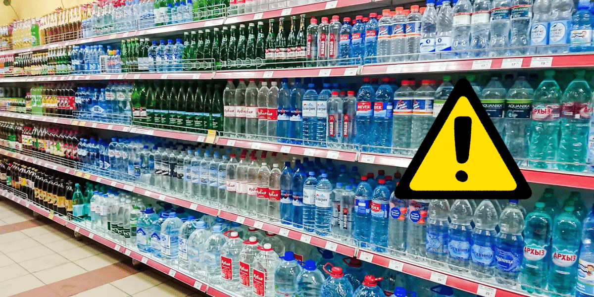 eau en magasin