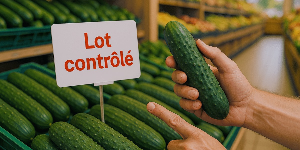 lots de concombres controler