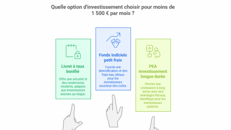 Placements 2025, les options pour moins de 1 500 € par mois