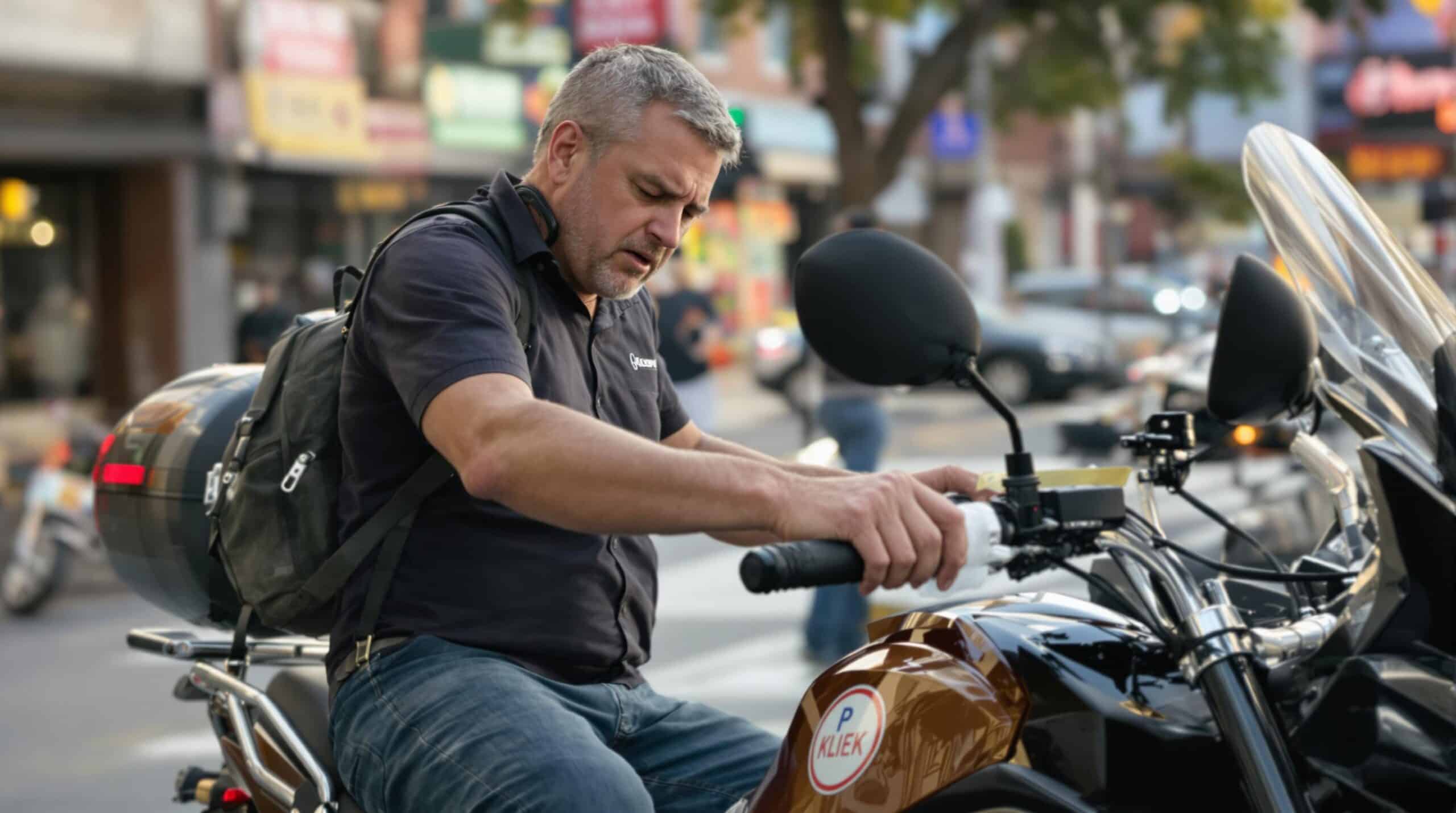 Interdiction de stationner des motos