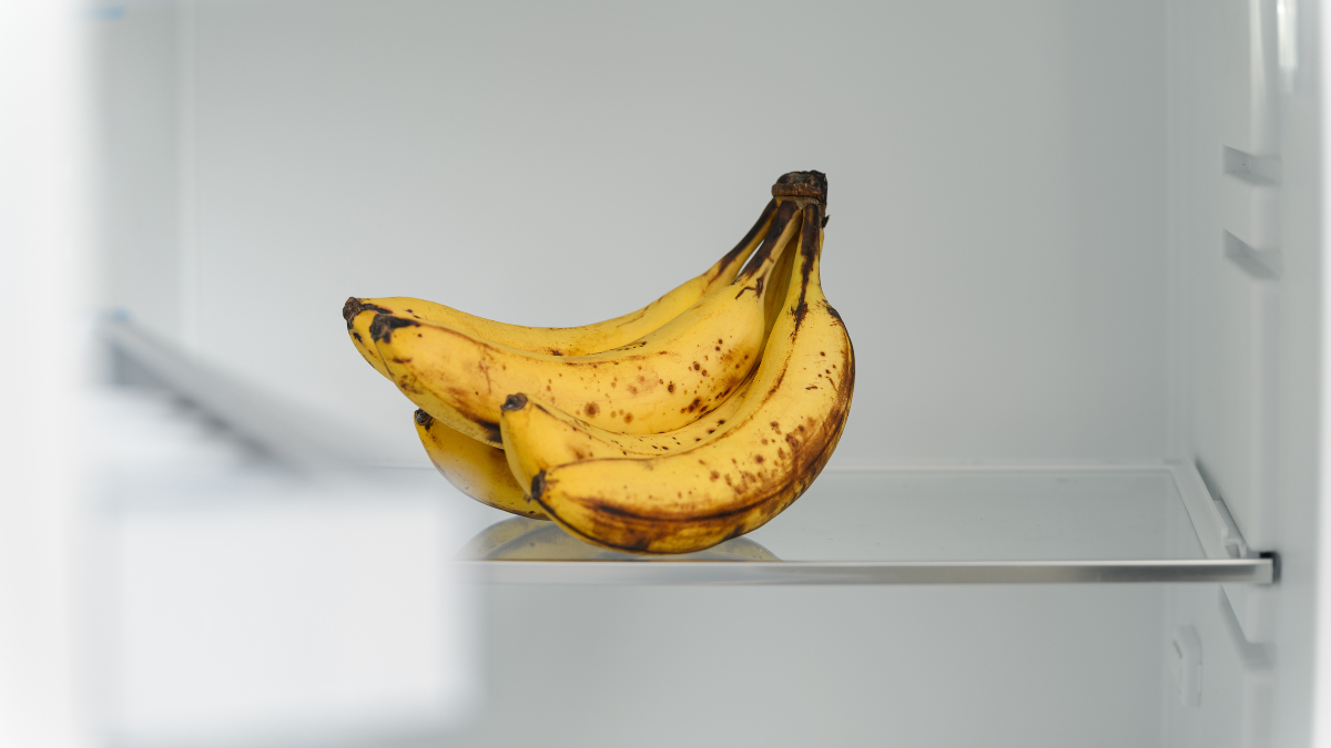 Des bananes au frigo