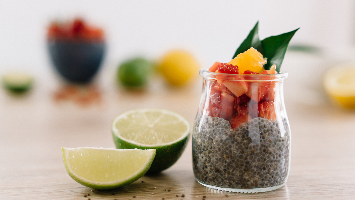 Des graines de chia au petit-déjeuner