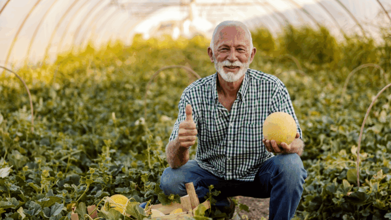 La retraite d'un agriculteur après 40 ans de travail