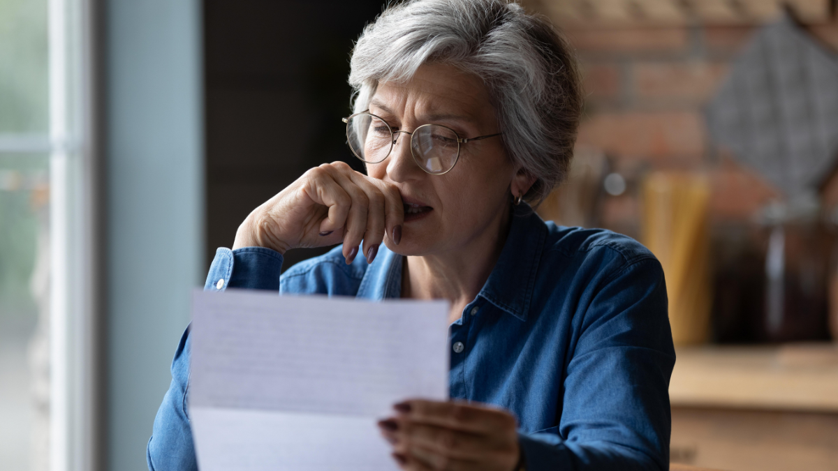 Une lettre qui menace la pension de réversion