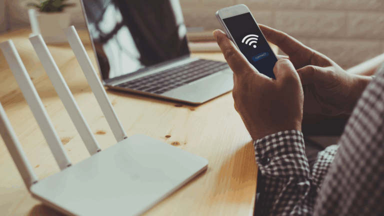 Wi-Fi allumé sur un téléphone
