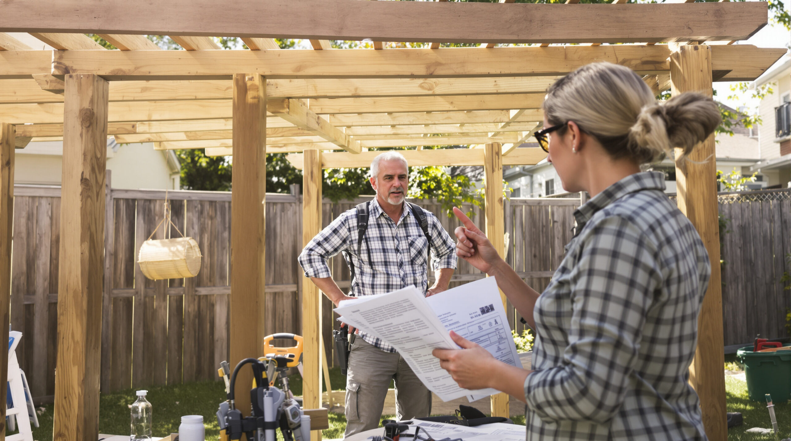 Une pergola dans son jardin
