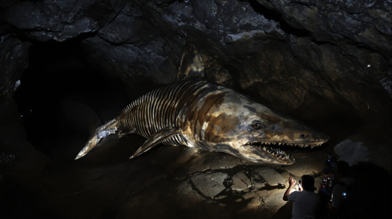Un requin géant sous terre après 325 millions d’années
