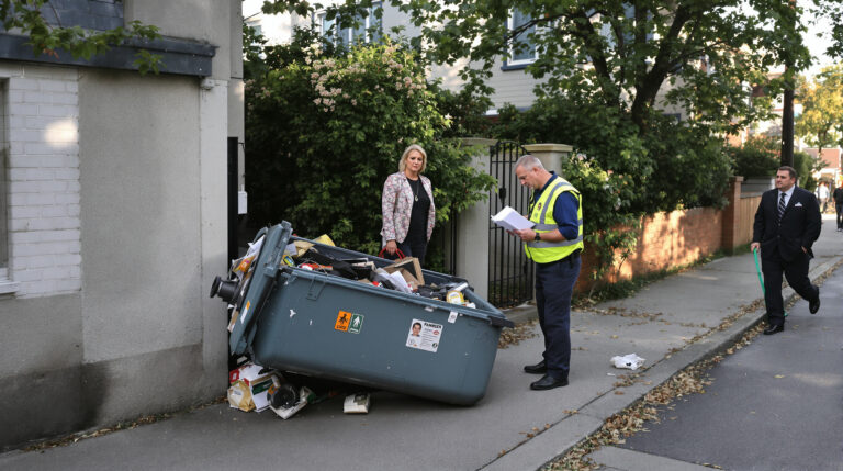 Poubelle oubliée dehors : 750 euros d'amende
