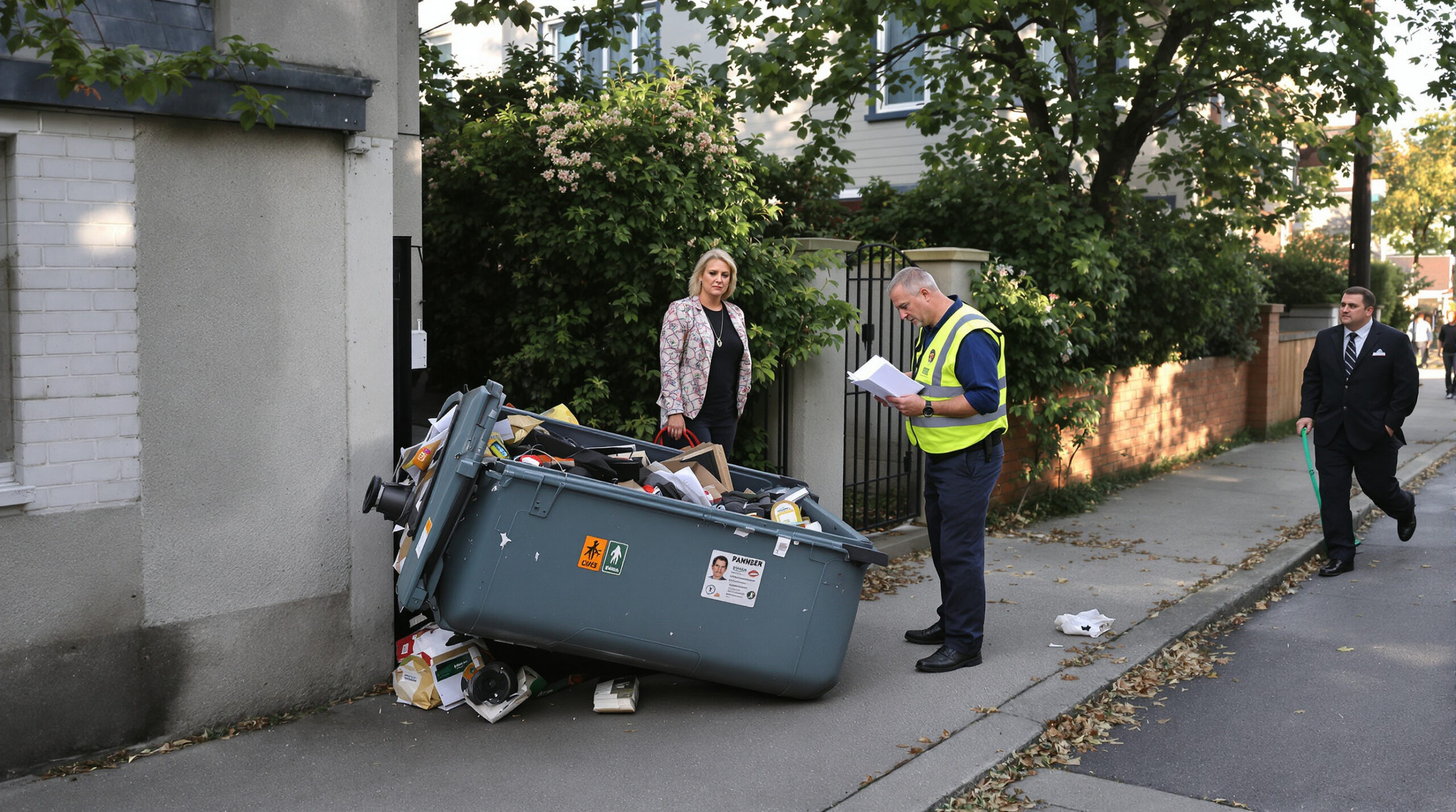 Poubelle oubliée dehors : 750 euros d'amende