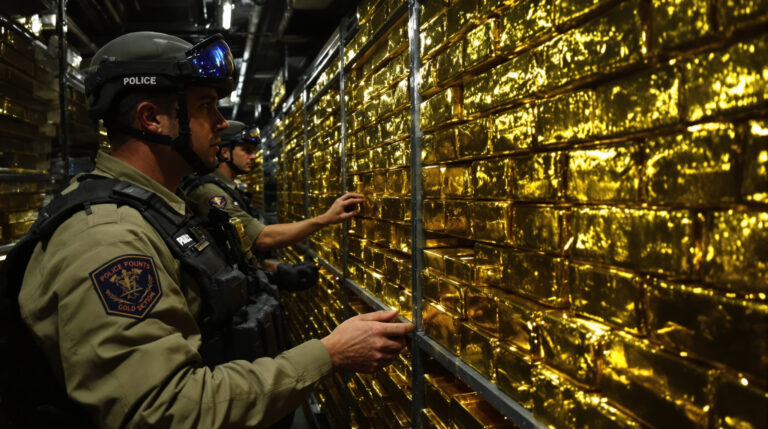 trésor d’or interdit sous Paris