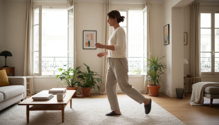 réveiller les jambes lourdes