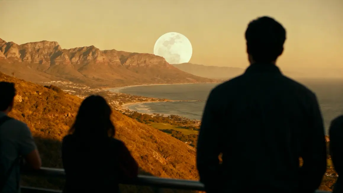 observation super lune panorama mer montagne sud france