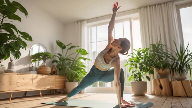 yoga 8 minutes maison routine matin