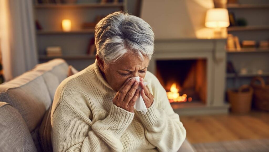 hygromètre seniors moisissures toux