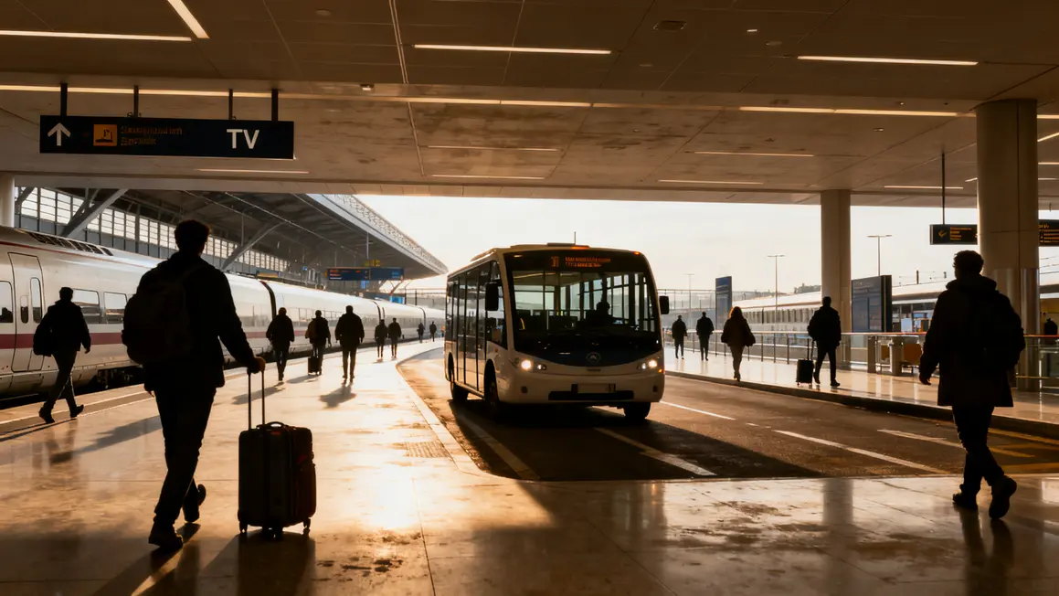 image hall aeroport gare TGV transfert