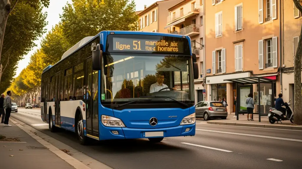 bus ligne 51 marseille aix route voyageurs