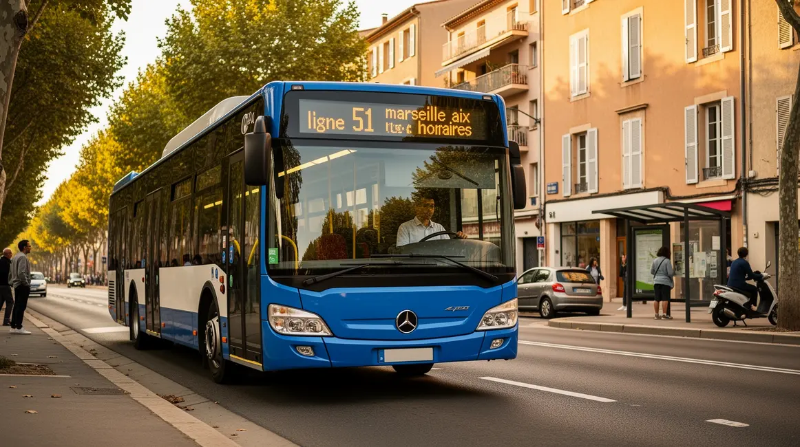bus ligne 51 marseille aix route voyageurs