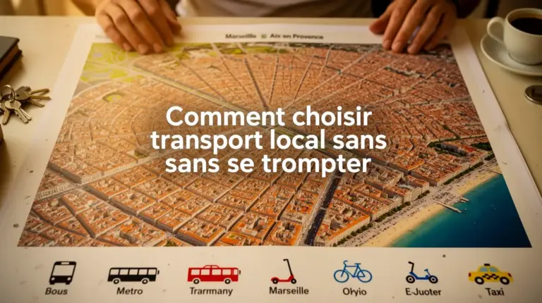 illustration transports locaux Marseille Aix bus metro velo