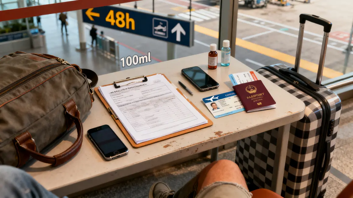 documents voyages 48h aeroport gare