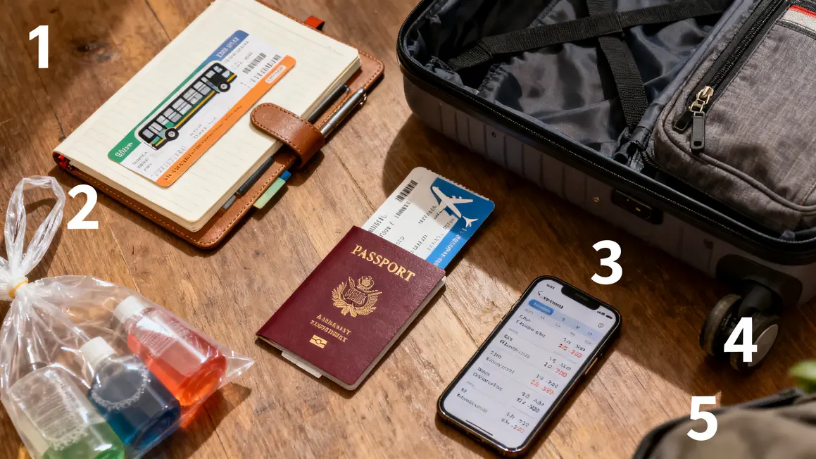 checklist bagages billets navette aeroport Aix-Marseille