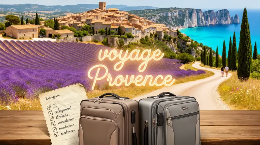 Panorama checklist voyage Provence champs lavande villages calanques routes