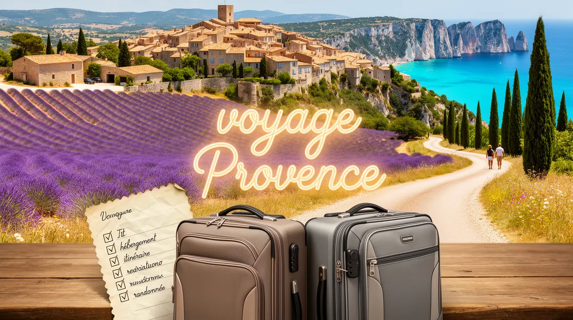 Panorama checklist voyage Provence champs lavande villages calanques routes