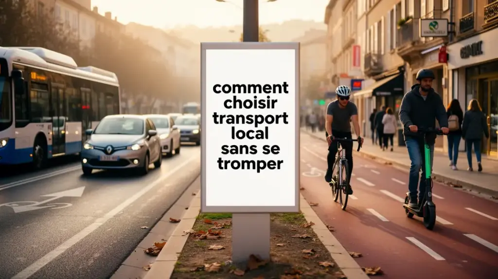 transports locaux Aix Marseille bus voiture vélo trottinette