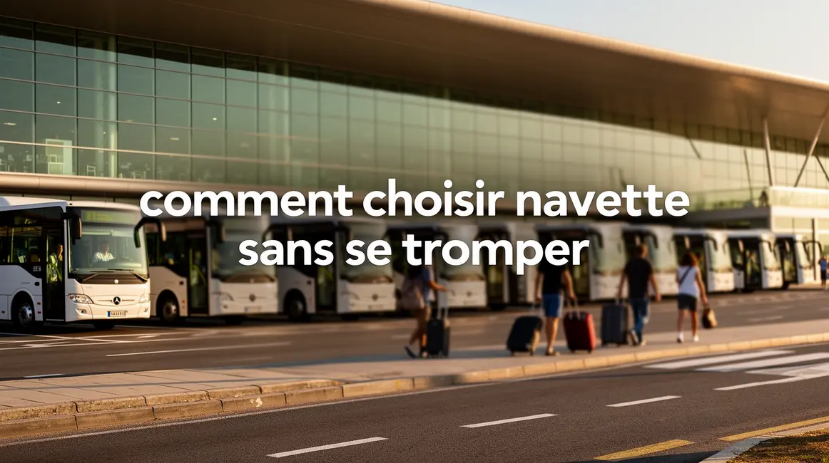 Navette aeroport terminal véhicules voyageurs