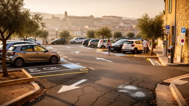 parking urbain Aix vue aérienne comment choisir parking