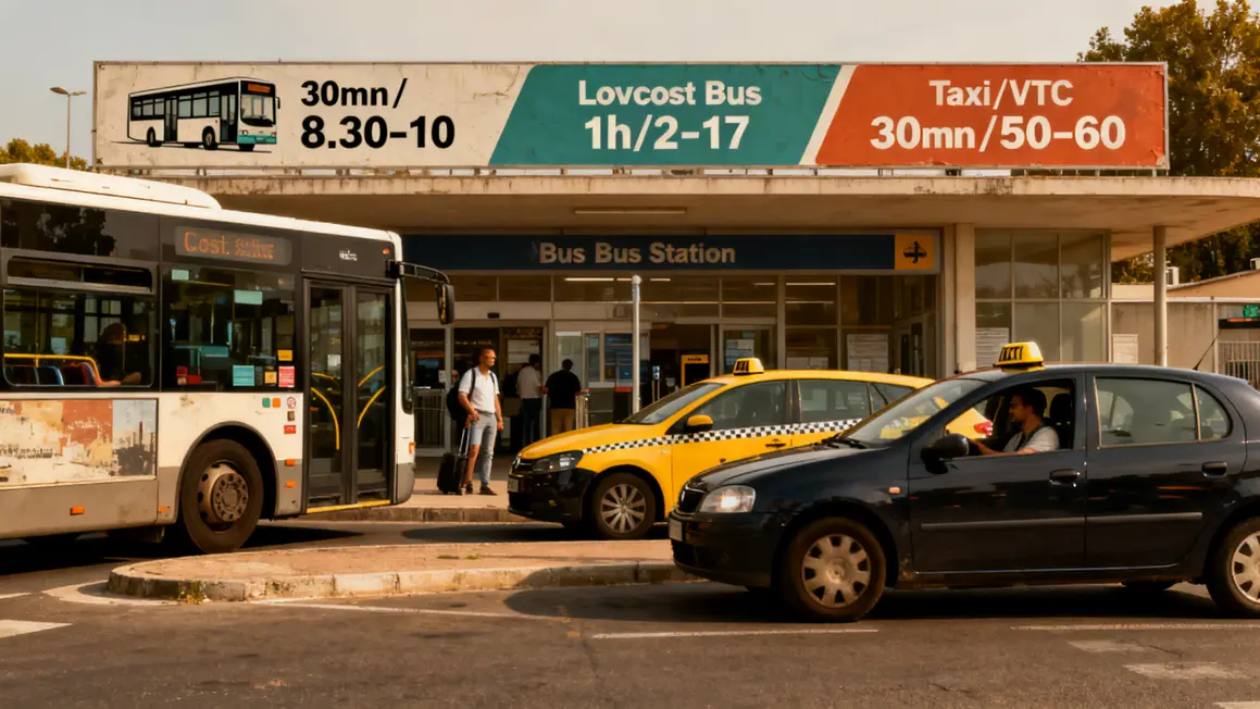 minibus flixbus taxi vtc comparatif petit budget aix aeroport