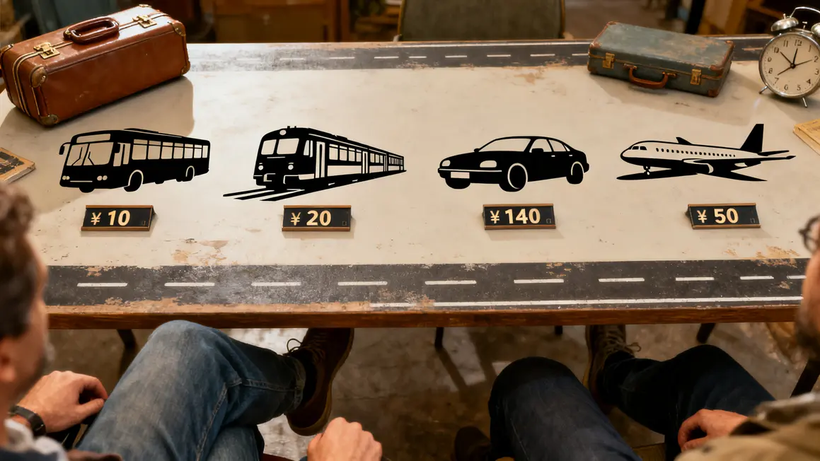 trajet Marseille 2026 tableau bus train voiture avion
