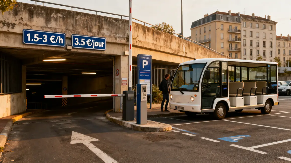 options parking centre parc relais Aix