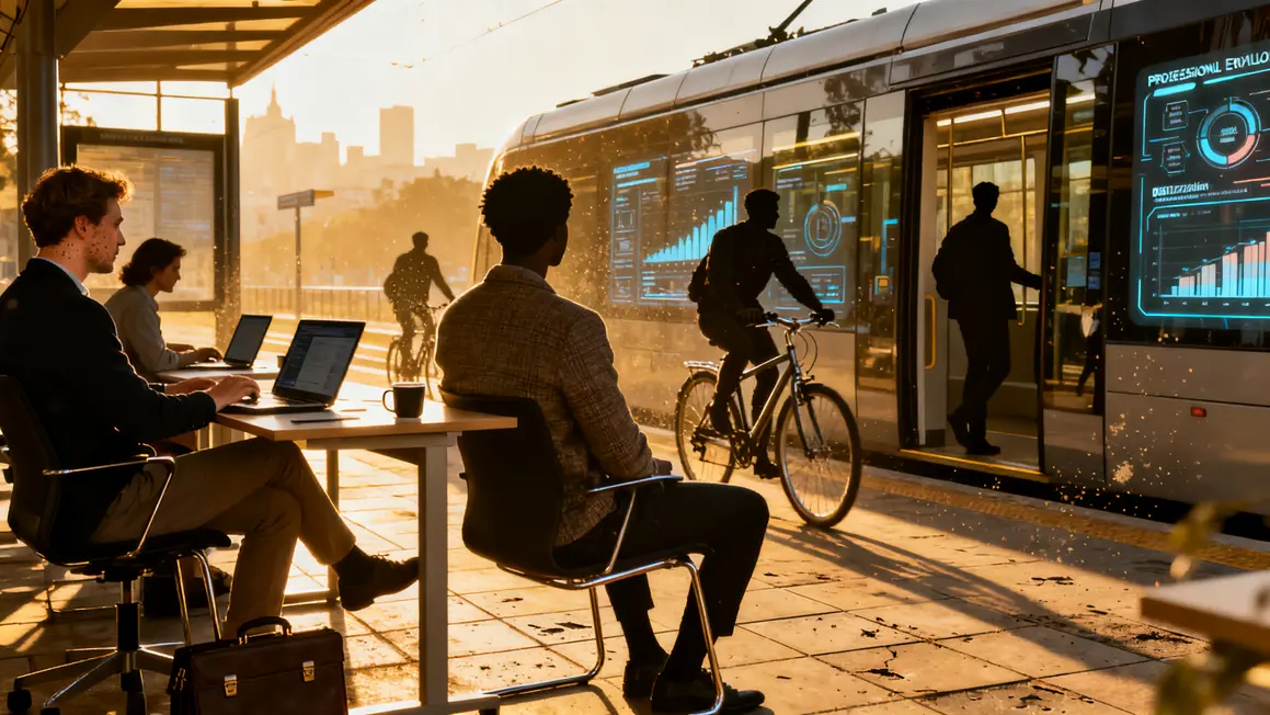 Collaborateurs mobilite entreprise digitalisation evolution velo