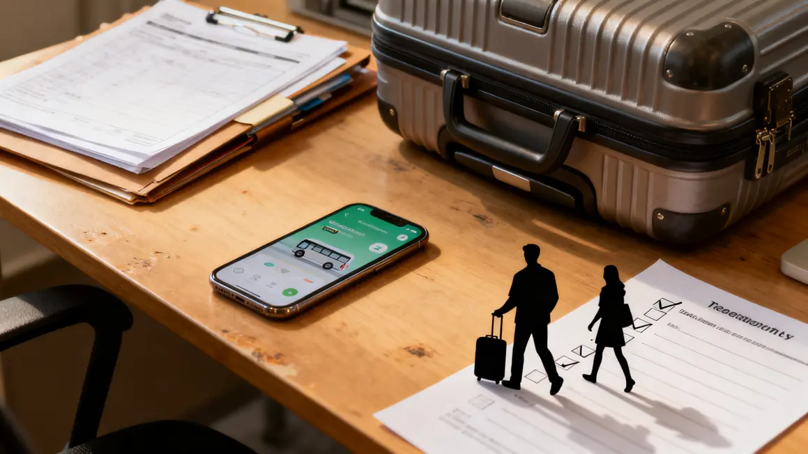 correspondance gare aeroport checklist bagage cabine depart