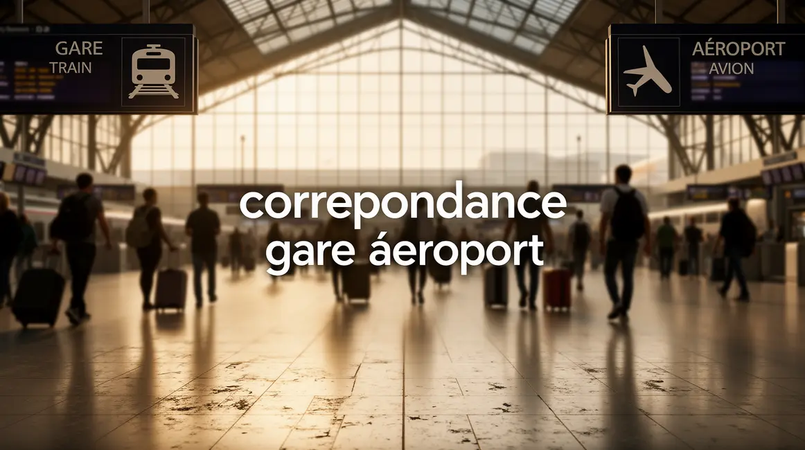 correspondance gare aeroport, salle, voyageurs, panneaux
