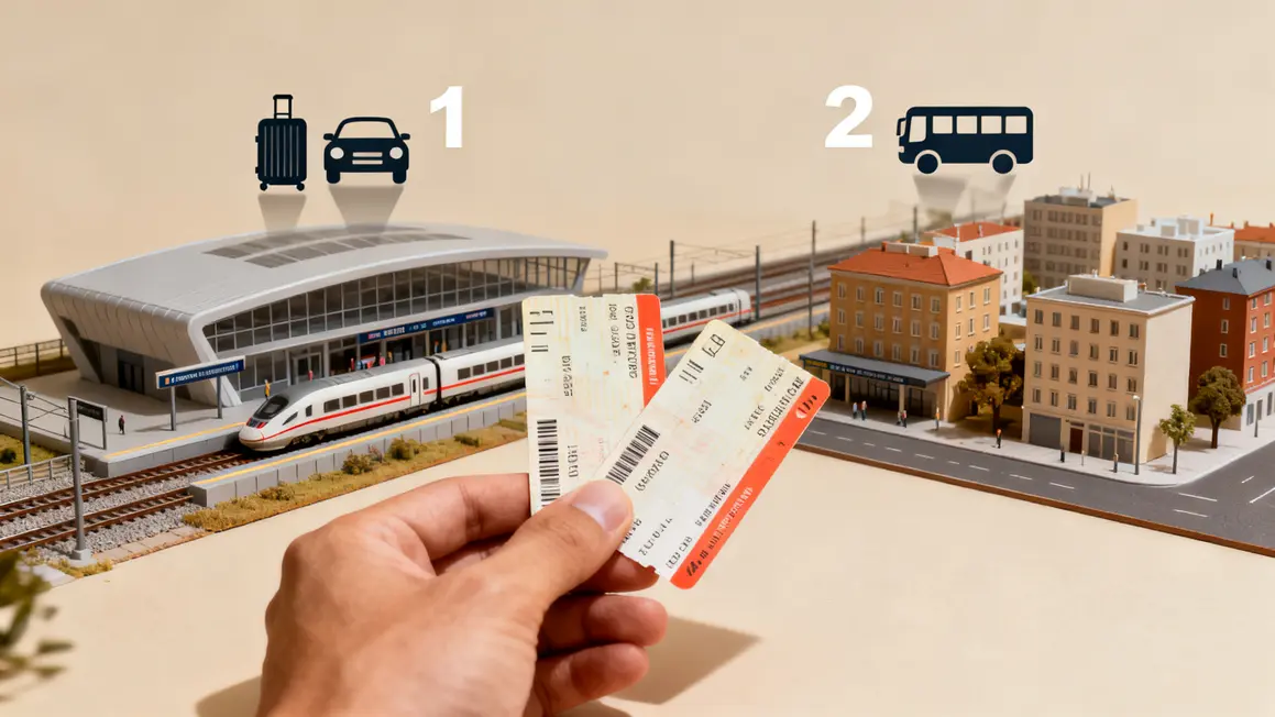 Billets devant deux gares Aix TGV sélection
