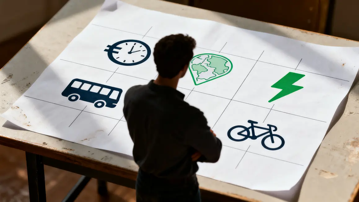 tableau criteres mobilite locale petits budgets Aix Marseille