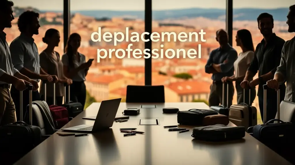 scene de bureau avec deplacement professionnel aix marseille
