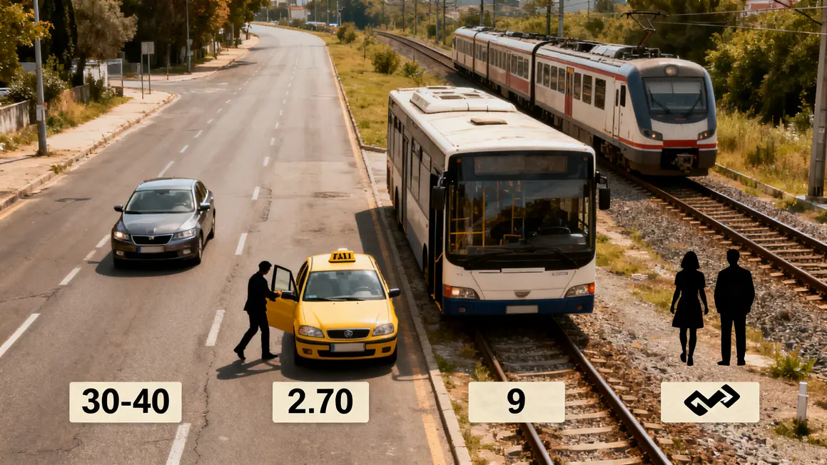 Modes de transport pour déplacement professionnel Aix-Marseille : voiture, train, bus, taxi, covoiturage