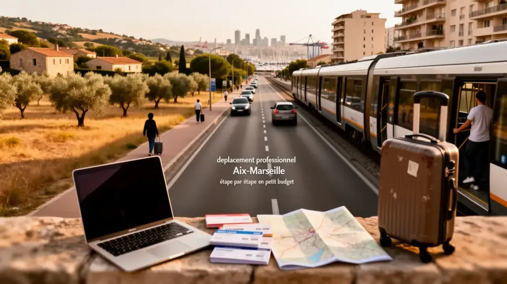 deplacement professionnel Aix Marseille route et moyens transports