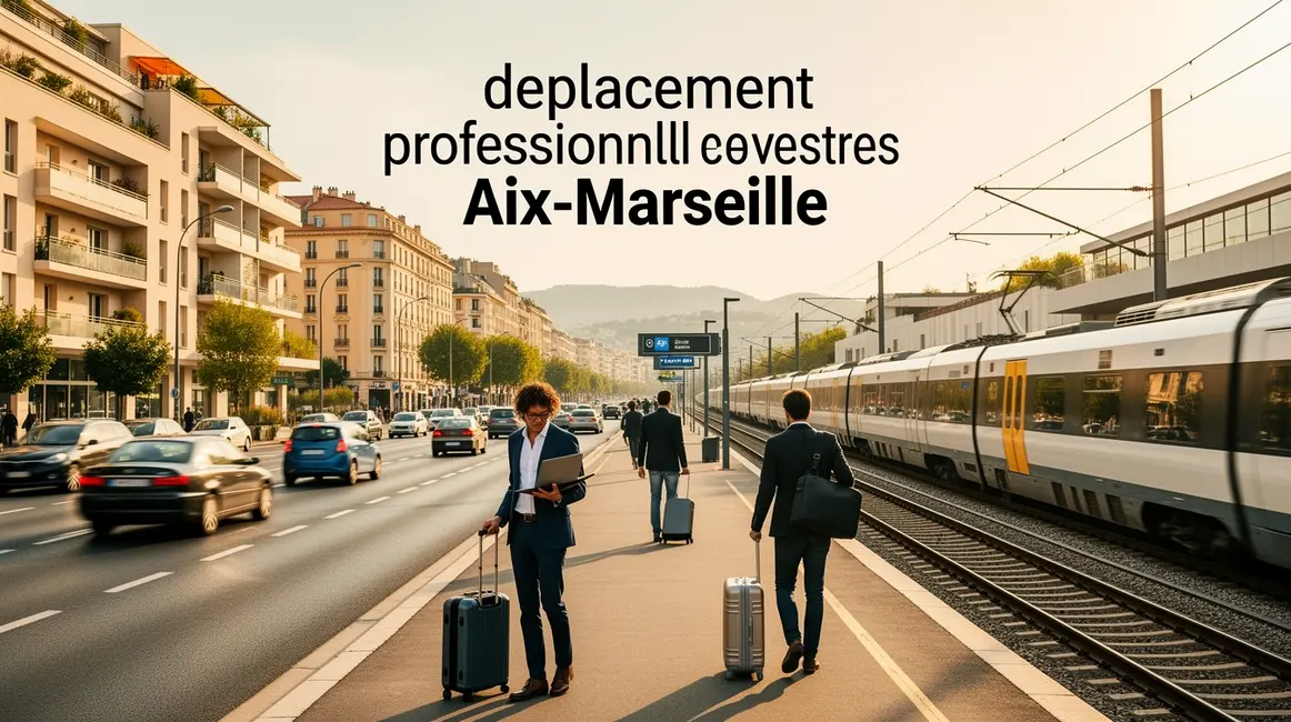 Déplacement professionnel Aix-Marseille, route, train, voiture