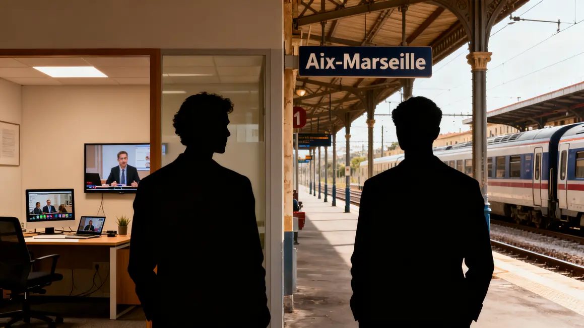 silhouettes choix bureau ou gare deplacement professionnel