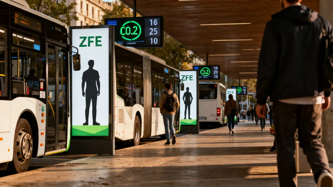 Bus propres ZFE Aix-Marseille CO2 transport local