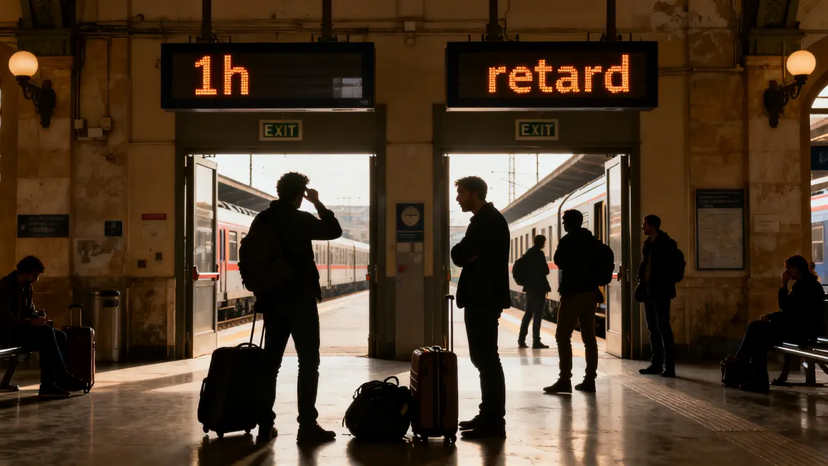 gare aeroport erreurs correspondance attente retard